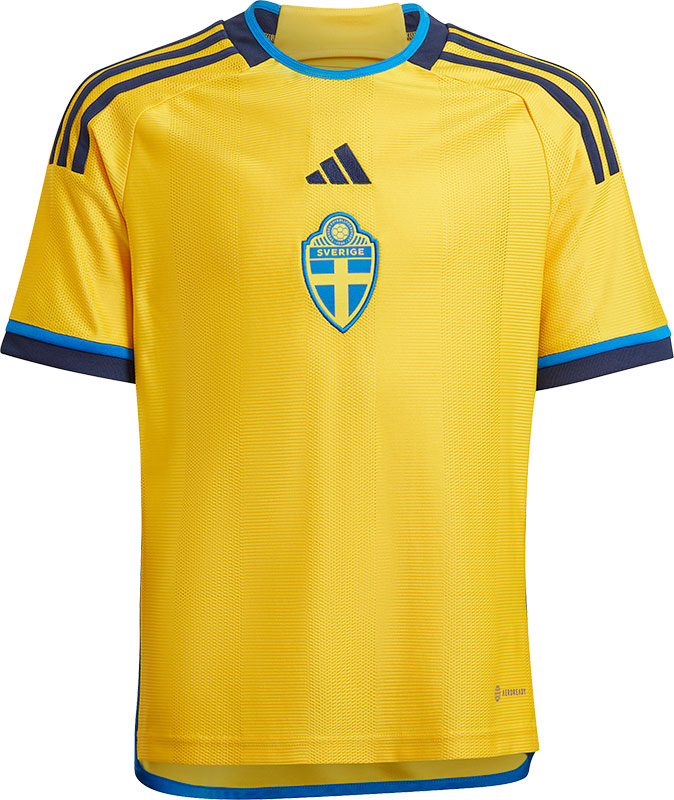 adidas Zweden Thuis Shirt Kids 2022/2023