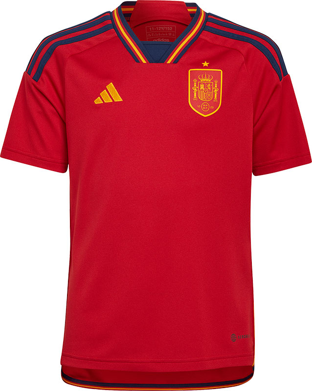 adidas Spanje Thuis Shirt Kids 2022/2023