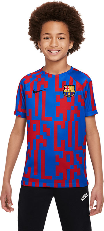 Nike FC Barcelona Pre-Match Top Kids 2022-2023